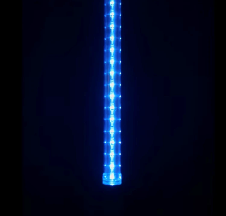 24" LED Cascading Meteor Starfall Tube Blue Pack Of 5 6 24" LED Cascading Meteor Starfall Tube Blue Pack Of 5 - Image 6