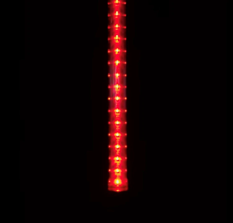 24" LED Cascading Meteor Starfall Tube Red Pack Of 5 6 24" LED Cascading Meteor Starfall Tube Red Pack Of 5 - Image 6