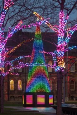 Twinkly Pro RGB Capsule Dual Line 125x2 LED With 4" Spacing On Green Wire -Christmas Lights Series 0027483 twinkly pro rgb capsule dual line 125x2 led with 4 spacing on green wire