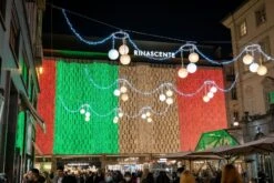 Twinkly Pro Curtain Lights RGB Capsule 5 Drops(5x50 Capsule/LED) LED With 4" Drop Spacing On Transparent Wire -Christmas Lights Series 0027495 twinkly pro curtain lights rgb capsule 5 drops5x50 capsuleled led with 4 drop spacing on transparent