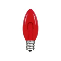 Red C9 U-Shaped LED Plastic Flex Filament Replacement Bulbs 25 Pack 9 Red C9 U-Shaped LED Plastic Flex Filament Replacement Bulbs 25 Pack -Christmas Lights Series 0027560 red c9 u shaped led plastic flex filament replacement bulbs 25 pack