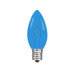 Blue C9 U-Shaped LED Plastic Flex Filament Replacement Bulbs 25 Pack 9 Blue C9 U-Shaped LED Plastic Flex Filament Replacement Bulbs 25 Pack -Christmas Lights Series 0027561 blue c9 u shaped led plastic flex filament replacement bulbs 25 pack