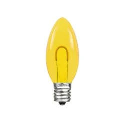 Yellow C9 U-Shaped LED Plastic Flex Filament Replacement Bulbs 25 Pack 9 Yellow C9 U-Shaped LED Plastic Flex Filament Replacement Bulbs 25 Pack -Christmas Lights Series 0027565 yellow c9 u shaped led plastic flex filament replacement bulbs 25 pack