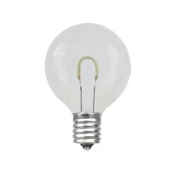 Pure White G50 U-Shaped LED Plastic Flex Filament Replacement Bulbs 25 Pack -Christmas Lights Series 0027582 pure white g50 u shaped led plastic flex filament replacement bulbs 25 pack