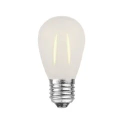 Frosted Warm White S14 LED Plastic Filament Medium Base E26 Bulbs - 25pk 7 Frosted Warm White S14 LED Plastic Filament Medium Base E26 Bulbs - 25pk -Christmas Lights Series 0027734 frosted warm white s14 led plastic filament medium base e26 bulbs 25pk