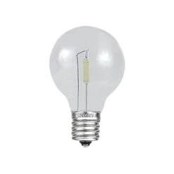 Pure White - G30 - Plastic Filament LED Replacement Bulbs - 25 Pack -Christmas Lights Series 0027782 pure white g30 plastic filament led replacement bulbs 25 pack