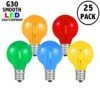 Multi - G30 - Plastic Filament LED Replacement Bulbs - 25 Pack
