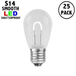 Pure White S14 U-Shaped LED Plastic Flex Filament Replacement Bulbs 25 Pack 11 Pure White S14 U-Shaped LED Plastic Flex Filament Replacement Bulbs 25 Pack -Christmas Lights Series 0027889 pure white s14 u shaped led plastic flex filament replacement bulbs 25 pack