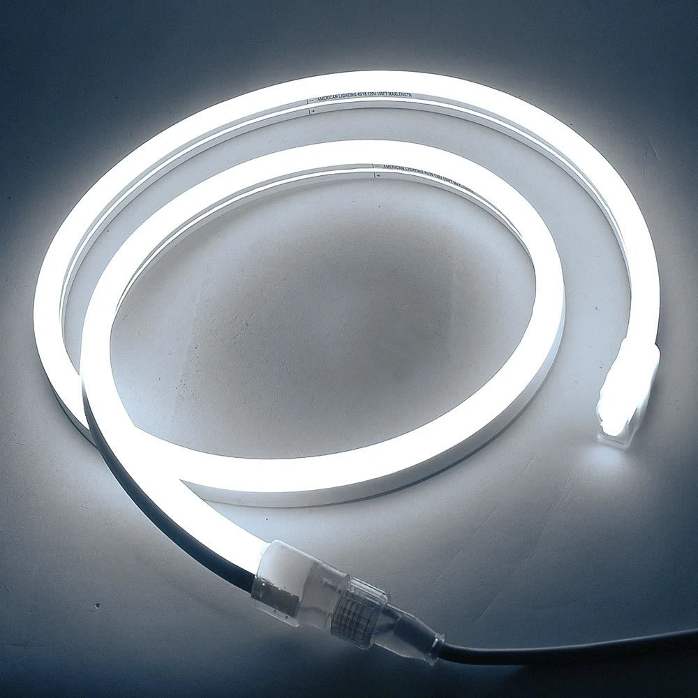 150 Ft Pure White LED Mini Neon Flex Rope Light Spool 120 Volt 3 150 Ft Pure White LED Mini Neon Flex Rope Light Spool 120 Volt - Image 3