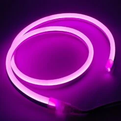150 Ft Pink LED Mini Neon Flex Rope Light Spool 120 Volt -Christmas Lights Series 0028023 150 ft pink led mini neon flex rope light spool 120 volt