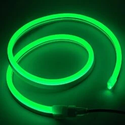 150 Ft Green LED Mini Neon Flex Rope Light Spool 120 Volt -Christmas Lights Series 0028033 150 ft green led mini neon flex rope light spool 120 volt