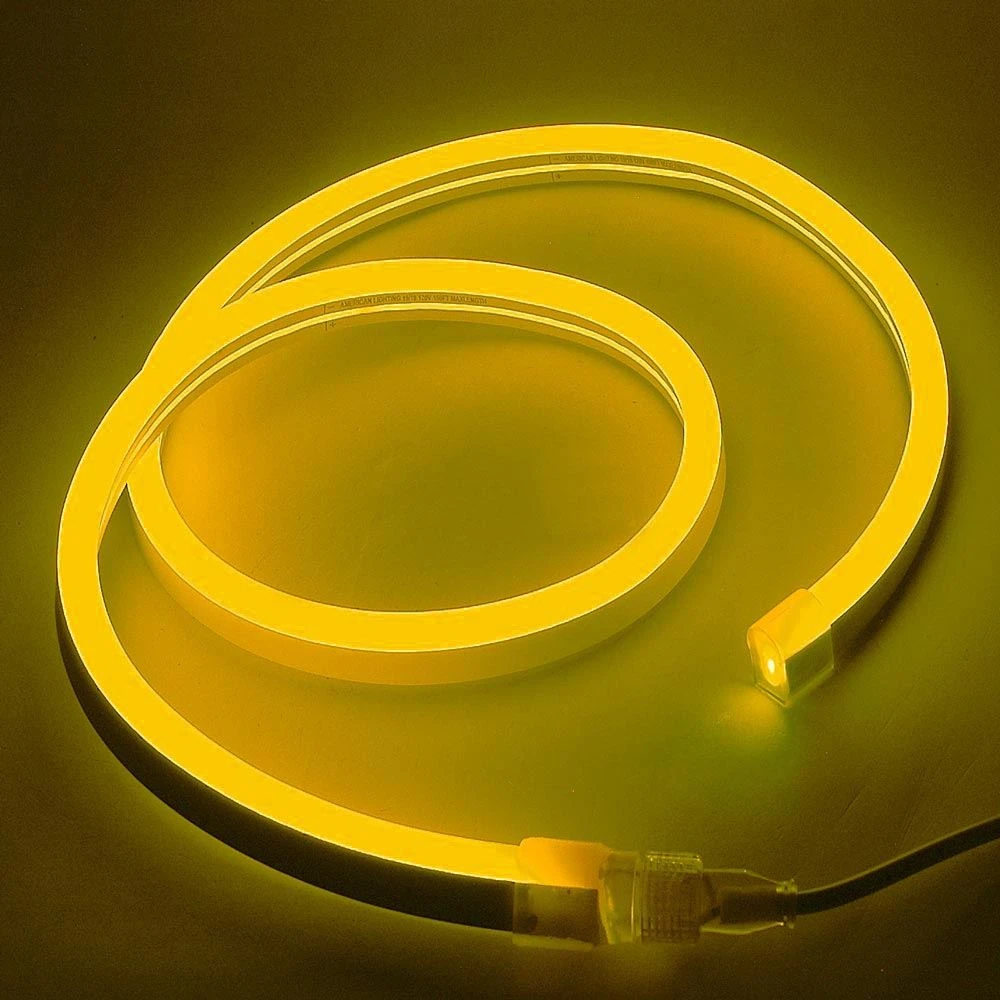 150 Ft Amber/Yellow LED Mini Neon Flex Rope Light Spool 120 Volt 3 150 Ft Amber/Yellow LED Mini Neon Flex Rope Light Spool 120 Volt - Image 3