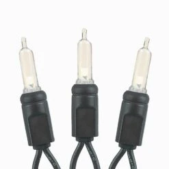 70 Light Traditional T5 Warm White LED Mini Lights Black Wire 9 70 Light Traditional T5 Warm White LED Mini Lights Black Wire -Christmas Lights Series 0029083 70 light traditional t5 warm white led mini lights black wire