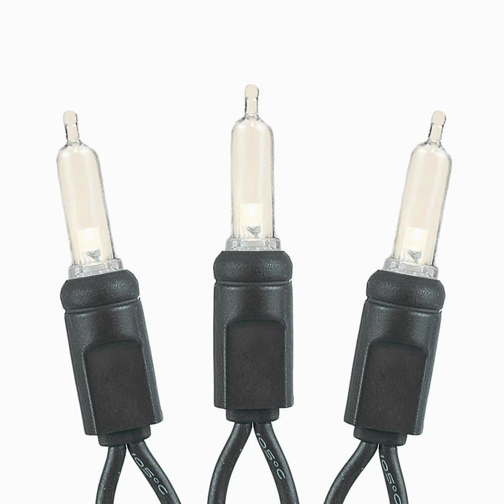 70 Light Traditional T5 Warm White LED Mini Lights Black Wire 3 70 Light Traditional T5 Warm White LED Mini Lights Black Wire - Image 3