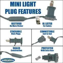 Commercial Grade Wide Angle 100 LED Multi 34' Long On Green Wire 14 Commercial Grade Wide Angle 100 LED Multi 34' Long On Green Wire -Christmas Lights Series 0029327 commercial grade wide angle 100 led multi 34 long on green wire