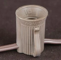 25 Light String Set With Red LED C9 Bulbs On Brown Wire -Christmas Lights Series 0029491 25 light string set with red led c9 bulbs on brown wire