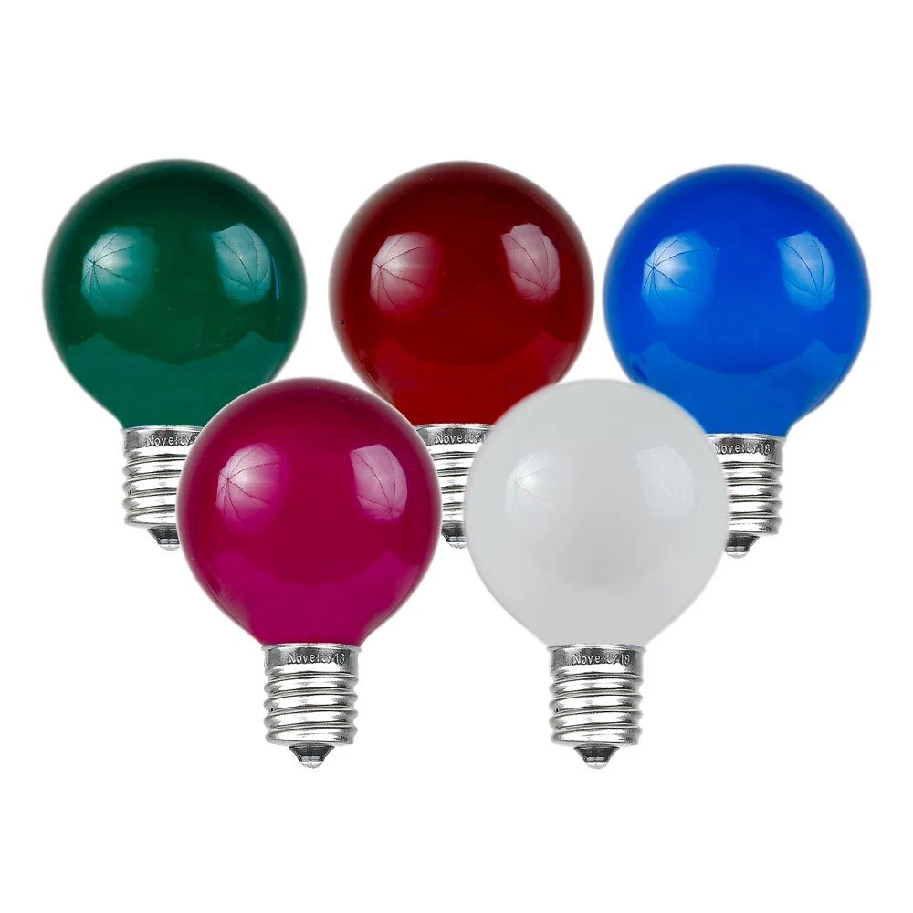Assorted Satin G50 7 Watt Replacement Bulbs 25 Pack 3 Assorted Satin G50 7 Watt Replacement Bulbs 25 Pack - Image 3