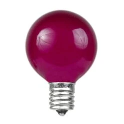 Purple Satin G50 7 Watt Replacement Bulbs 25 Pack 6 Purple Satin G50 7 Watt Replacement Bulbs 25 Pack -Christmas Lights Series 0029779 purple satin g50 7 watt replacement bulbs 25 pack
