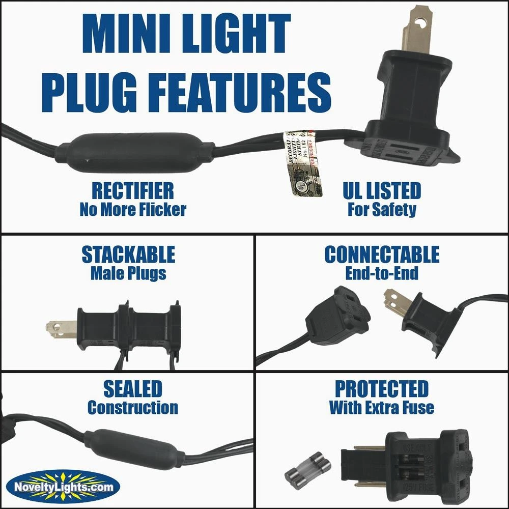 Commercial Grade Wide Angle 100 LED Warm White 34' Long Black Wire 7 Commercial Grade Wide Angle 100 LED Warm White 34' Long Black Wire - Image 7