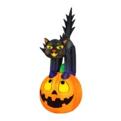 Occasions 7’ Inflatable Black Cat On Pumpkin - Halloween Yard Decoration -Christmas Lights Series 0029856 occasions 7 inflatable black cat on pumpkin halloween yard decoration