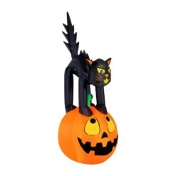 Occasions 7’ Inflatable Black Cat On Pumpkin - Halloween Yard Decoration -Christmas Lights Series 0029859 occasions 7 inflatable black cat on pumpkin halloween yard decoration