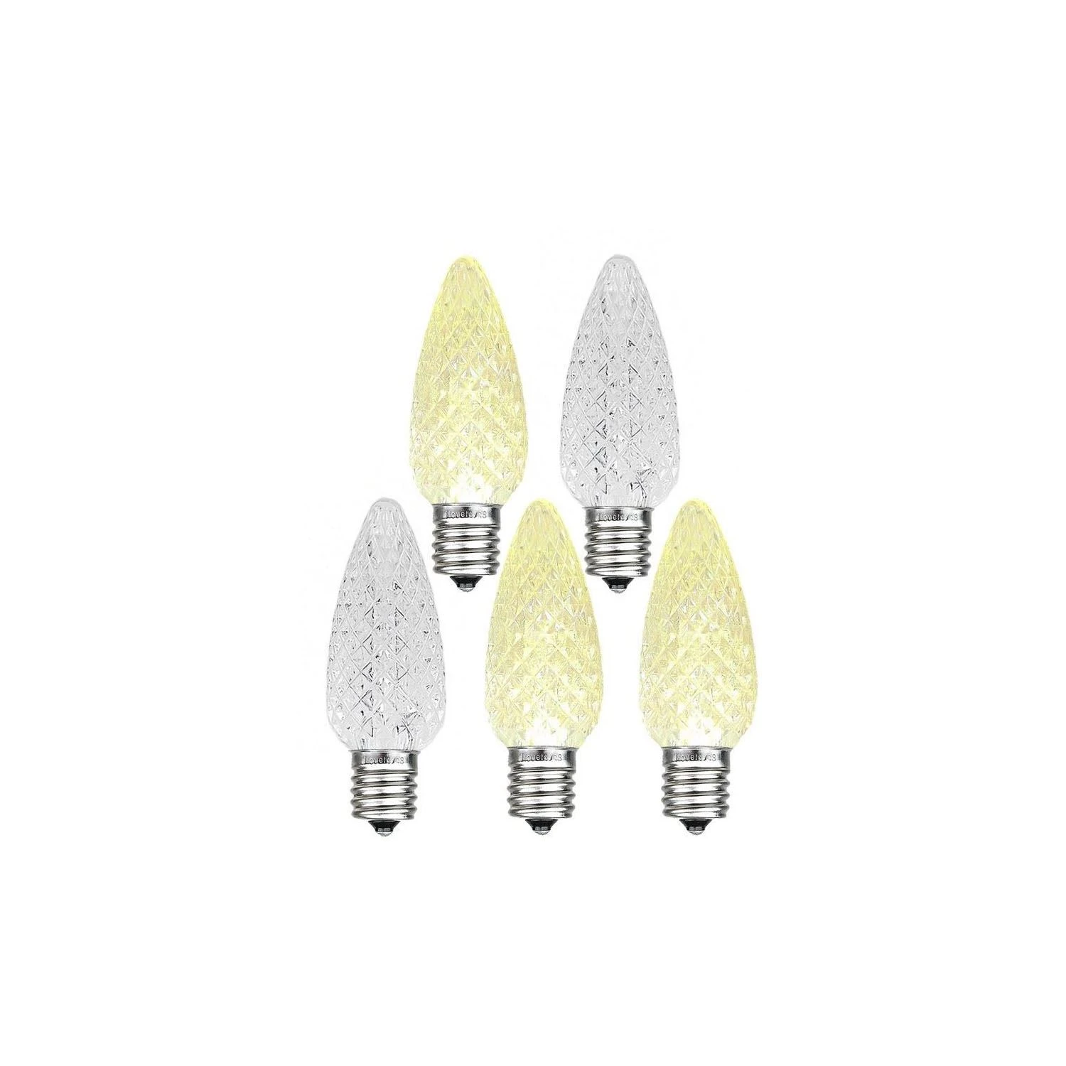 Twinkle Warm White C9 LED Replacement Bulbs 25 Pack 2 Twinkle Warm White C9 LED Replacement Bulbs 25 Pack - Image 2