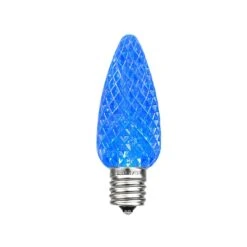 Twinkle Blue C9 LED Replacement Bulbs 25 Pack -Christmas Lights Series 0030069 twinkle blue c9 led replacement bulbs 25 pack