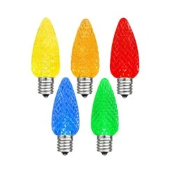 Twinkle Multi/Assorted C9 LED Replacement Bulbs 25 Pack -Christmas Lights Series 0030079 twinkle multiassorted c9 led replacement bulbs 25 pack