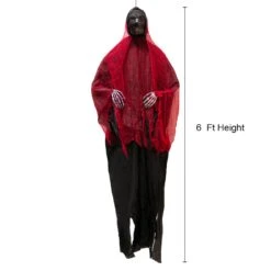 Occasions 6ft Tall Hanging Grim Reaper With Projection Face - Halloween Decoration 11 Occasions 6ft Tall Hanging Grim Reaper With Projection Face - Halloween Decoration -Christmas Lights Series 0030083 occasions 6ft tall hanging grim reaper with projection face halloween decoration