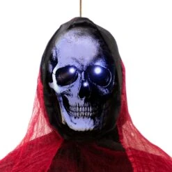 Occasions 6ft Tall Hanging Grim Reaper With Projection Face - Halloween Decoration 9 Occasions 6ft Tall Hanging Grim Reaper With Projection Face - Halloween Decoration -Christmas Lights Series 0030085 occasions 6ft tall hanging grim reaper with projection face halloween decoration