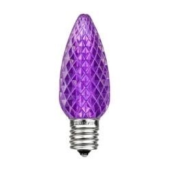 Purple C7 LED Replacement Bulbs 25 Pack -Christmas Lights Series 0030095 purple c7 led replacement bulbs 25 pack