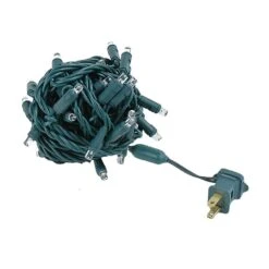 *NEW* True Twinkle LED Christmas Lights 50 LED Pure White 25' Long Green Wire -Christmas Lights Series 0030369 new true twinkle led christmas lights 50 led pure white 25 long green wire