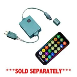 100 RGB + Warm White LED 6" Spacing Green Wire Coaxial W/o Power Supply & Remote -Christmas Lights Series 0030703 100 rgb warm white led 6 spacing green wire coaxial wo power supply remote