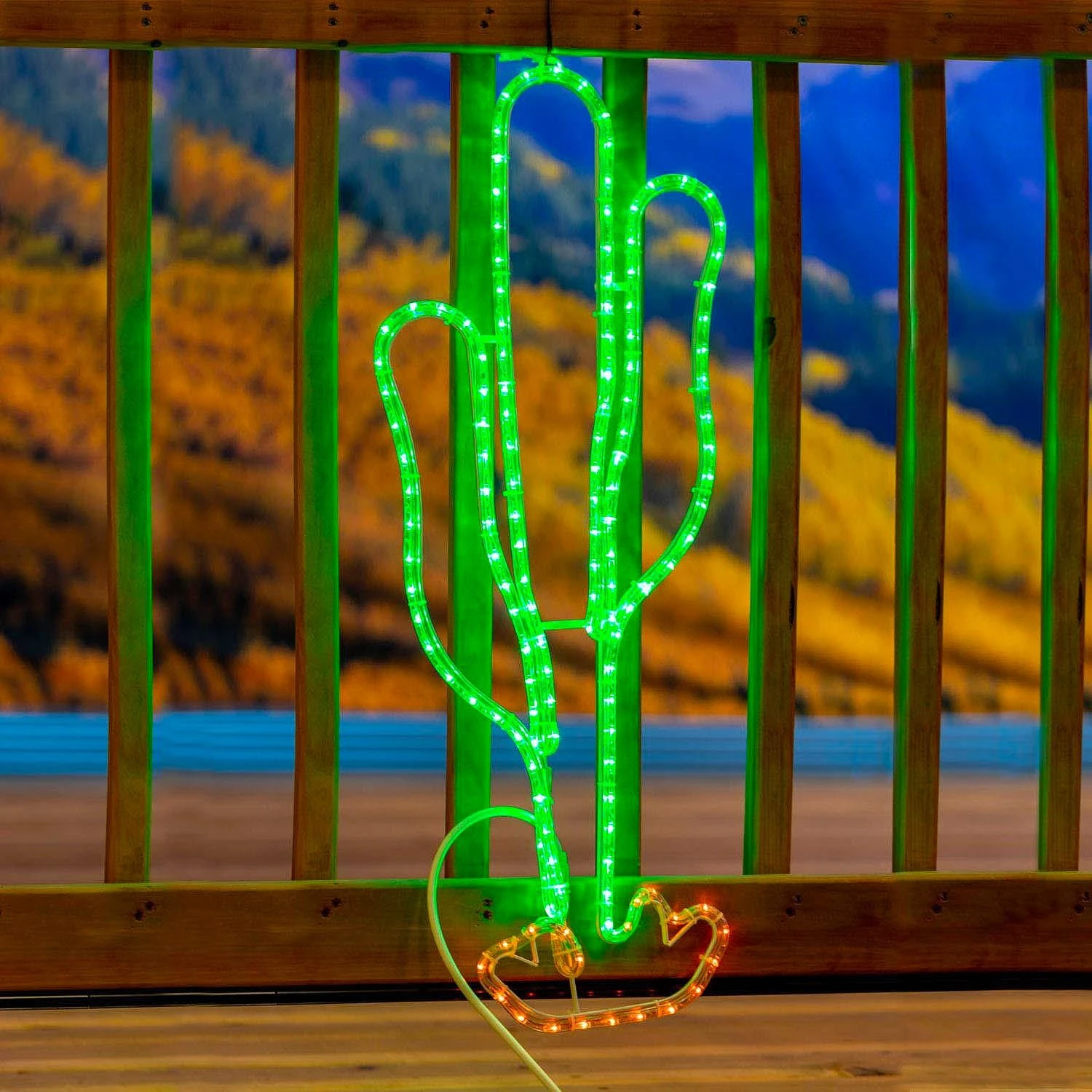 29" Cactus LED Rope Light Motif 5 29" Cactus LED Rope Light Motif - Image 5