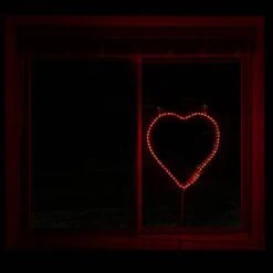 23" Heart LED Rope Light Motif -Christmas Lights Series 0031011 23 heart led rope light motif