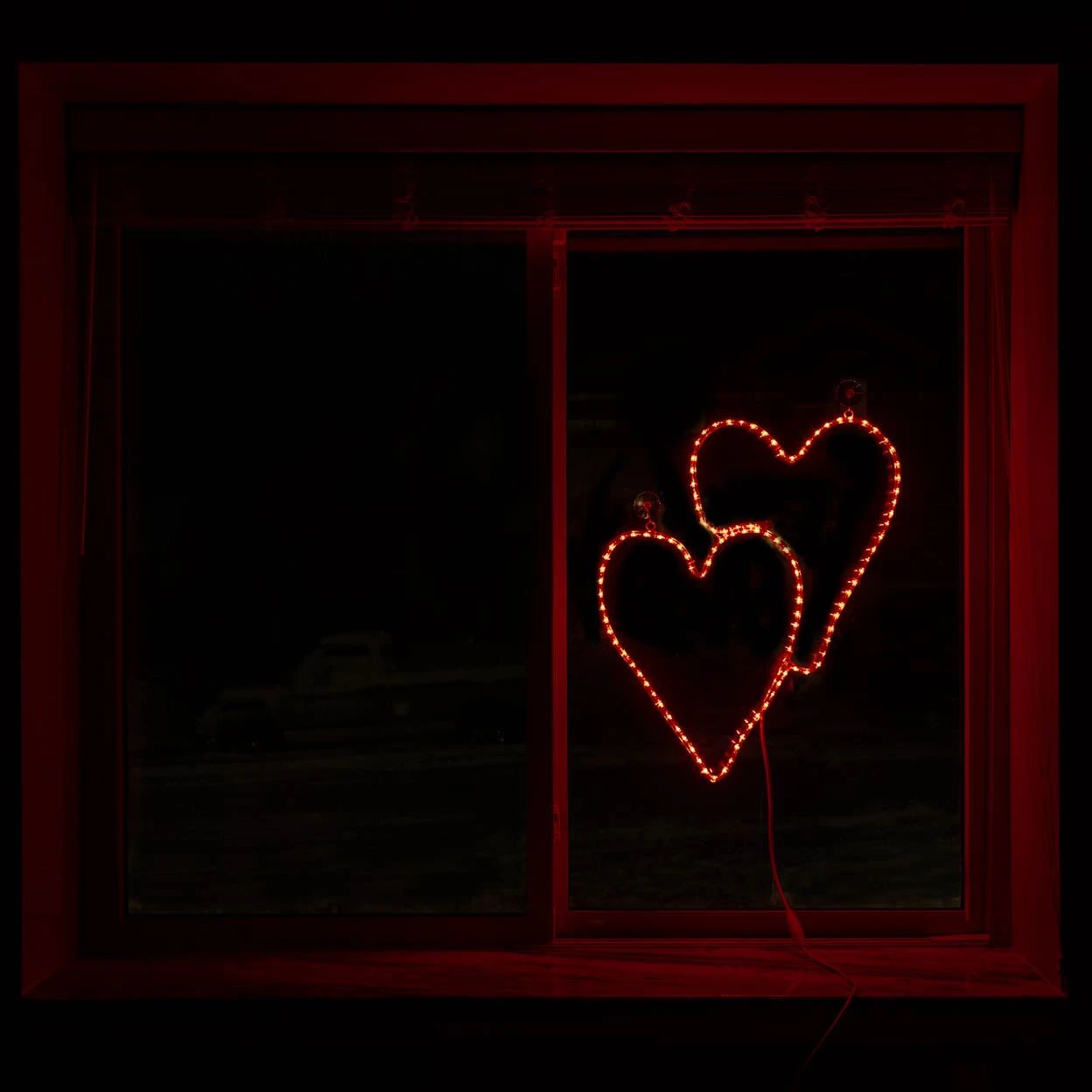 28" Double Heart LED Rope Light Motif 5 28" Double Heart LED Rope Light Motif - Image 5