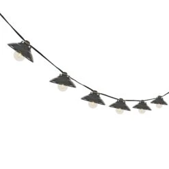 10 Bistro Lampshade LED Filament G40 Globe String Light Set With Warm White Bulbs 8 10 Bistro Lampshade LED Filament G40 Globe String Light Set With Warm White Bulbs -Christmas Lights Series 0031523 10 bistro lampshade led filament g40 globe string light set with warm white bulbs