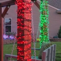 LED Connectable Twinkling Rice Light Set - 1000 Green Lights On Green Wire -Christmas Lights Series 0031841 led connectable twinkling rice light set 1000 green lights on green wire