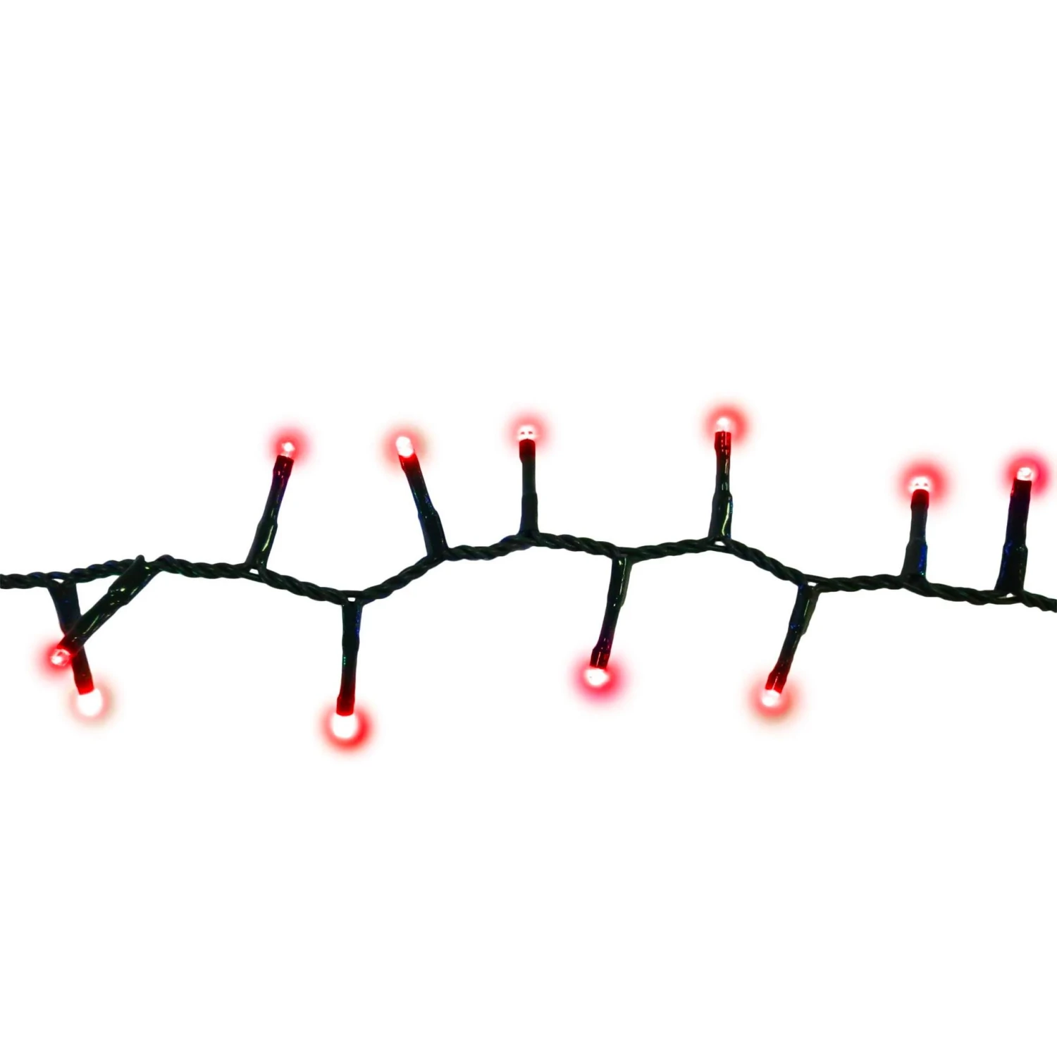 LED Connectable Twinkling Rice Light Set - 1000 Red Lights On Green Wire 2 LED Connectable Twinkling Rice Light Set - 1000 Red Lights On Green Wire - Image 2