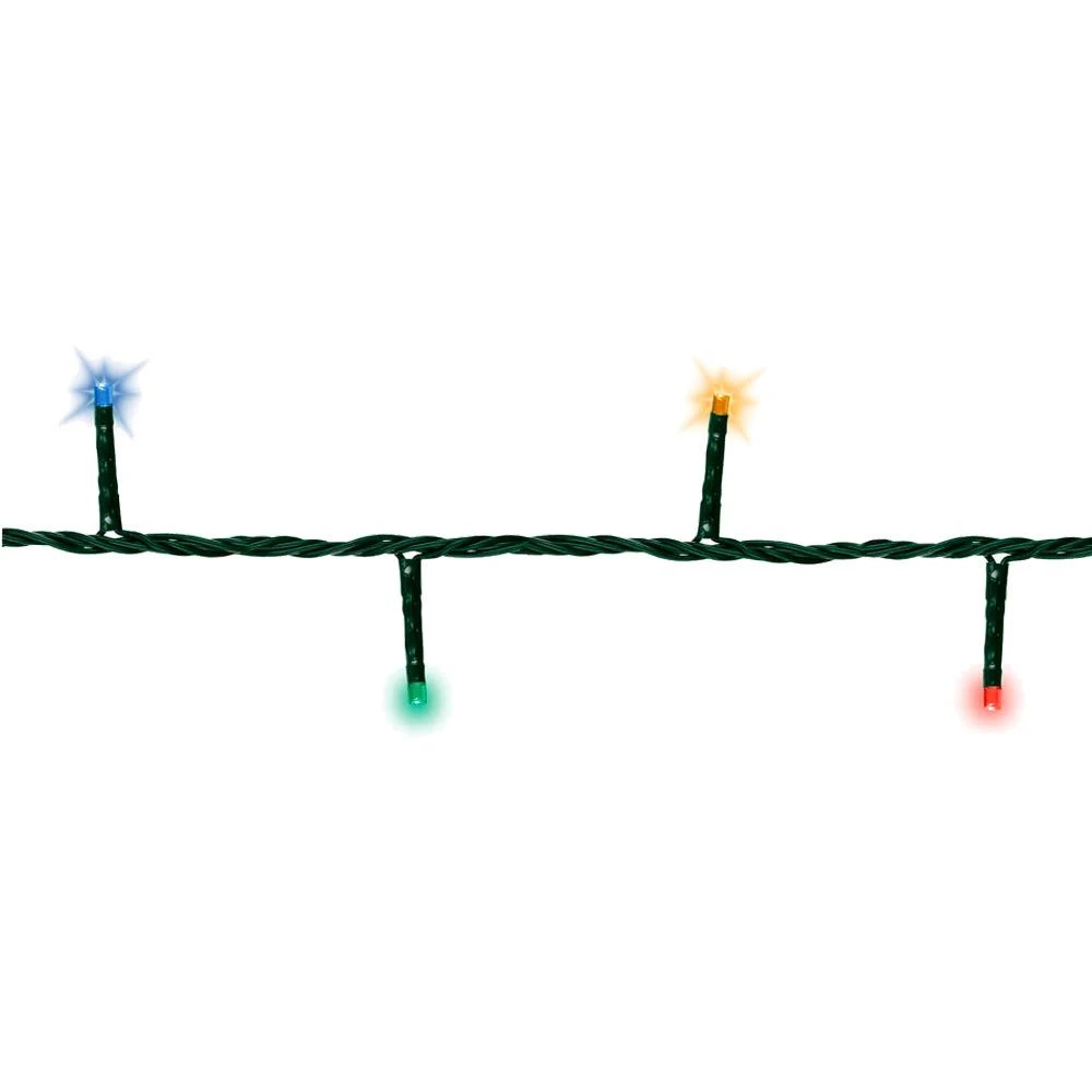 LED Connectable Rice Light Set - 300 Multi Color Lights On Green Wire 2 LED Connectable Rice Light Set - 300 Multi Color Lights On Green Wire - Image 2
