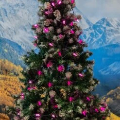 Pink 70 LED C6 Strawberry Mini Lights Commercial Grade On Green Wire -Christmas Lights Series 0031889 pink 70 led c6 strawberry mini lights commercial grade on green wire