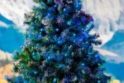 Commercial Grade Wide Angle 50 LED Teal 25' Long On Green Wire -Christmas Lights Series 0031933 commercial grade wide angle 50 led teal 25 long on green wire