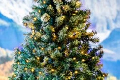 Commercial Grade Wide Angle 50 LED Yellow 25' Long On Green Wire -Christmas Lights Series 0031973 commercial grade wide angle 50 led yellow 25 long on green wire