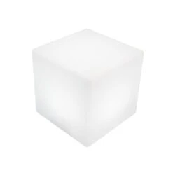 16 Inch Plastic LED Cube, RGBW, Rechargeable, Waterproof, Remote Controlled -Christmas Lights Series 0032115 16 inch plastic led cube rgbw rechargeable waterproof remote controlled