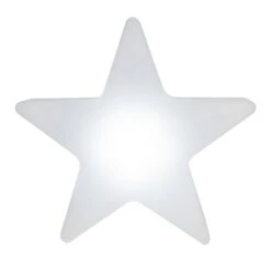 16 Inch Plastic LED Star, RGBW, Rechargeable, Waterproof, Remote Controlled -Christmas Lights Series 0032128 16 inch plastic led star rgbw rechargeable waterproof remote controlled