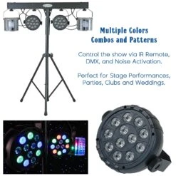 DJ Gigbar RGB LED Party Light Set -Christmas Lights Series 0032246 dj gigbar rgb led party light set