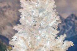 Commercial Grade Wide Angle 70 LED Pure White 24' Long On White Wire -Christmas Lights Series 0032253 commercial grade wide angle 70 led pure white 24 long on white wire