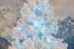 Commercial Grade Wide Angle 100 LED Teal 34' Long White Wire -Christmas Lights Series 0032254 commercial grade wide angle 100 led teal 34 long white wire