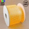 Yellow LED Rope Light Spool 150' 1/2" 2 Wire 120V