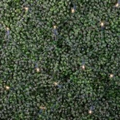 Warm White LED Net Lights 4x6 Green Wire -Christmas Lights Series 0032464 warm white led net lights 4x6 green wire